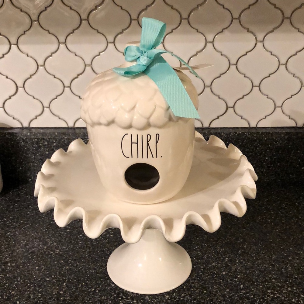 New Rae Dunn CHIRP. Birdhouse 2019